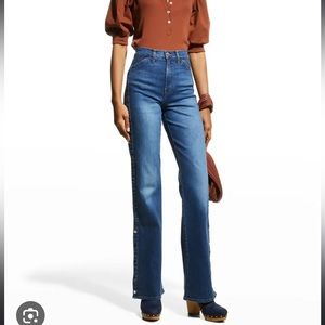 Veronica beard Crosby wide leg high rise jeans 27